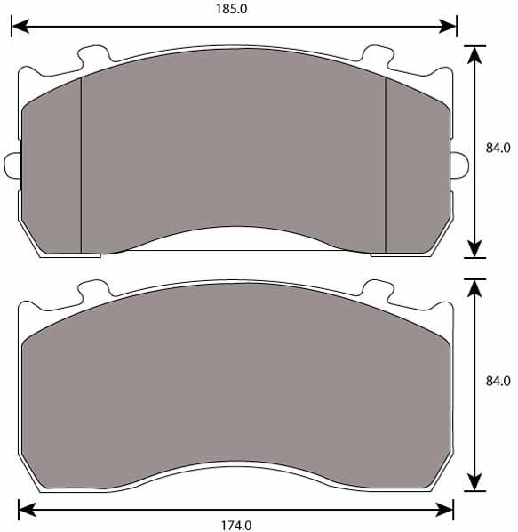PREMIUM BRAKE PAD SET (4)