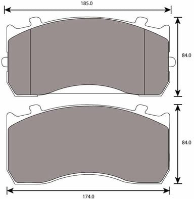 PREMIUM BRAKE PAD SET (4)
