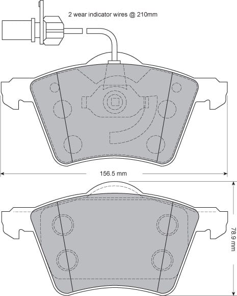 PREMIUM BRAKE PAD SET (4)