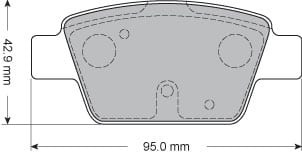 PREMIUM BRAKE PAD SET (4)