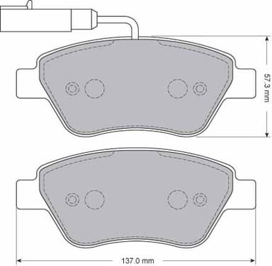 PREMIUM BRAKE PAD SET (4)