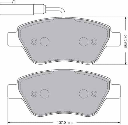 PREMIUM BRAKE PAD SET (4)