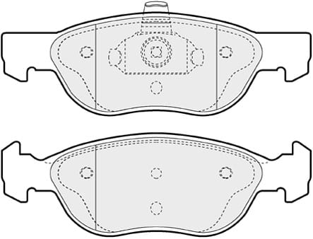 FERODO BRAKE PAD SET (4)
