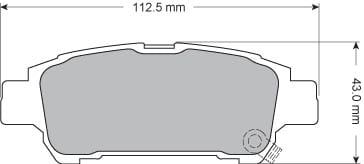 PREMIUM BRAKE PAD SET (4)
