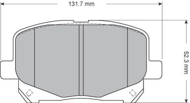 PREMIUM BRAKE PAD SET (4)