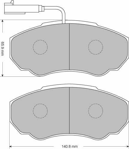 PREMIUM BRAKE PAD SET (4)
