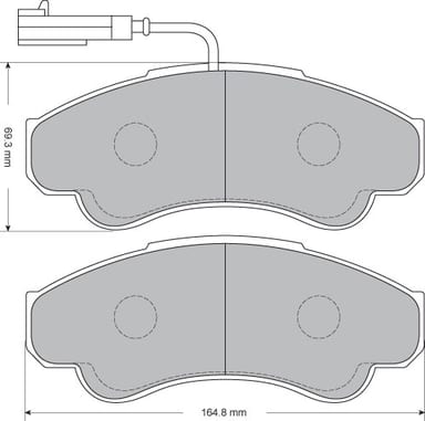 PREMIUM BRAKE PAD SET (4)