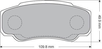 PREMIUM BRAKE PAD SET (4)