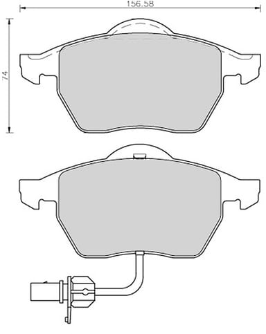 PREMIUM BRAKE PAD SET (4)
