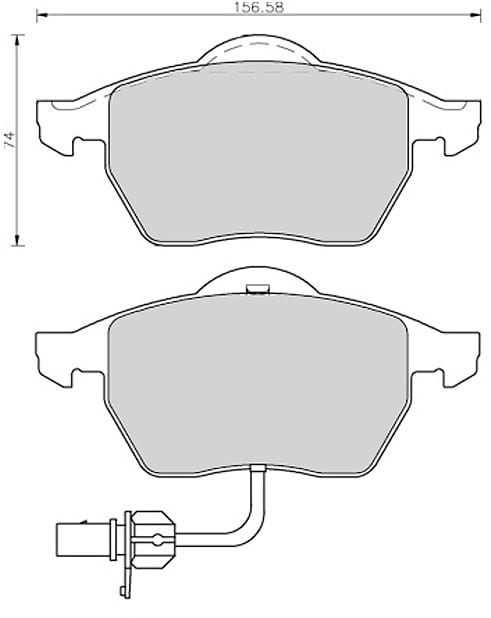 PREMIUM BRAKE PAD SET (4)