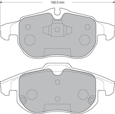 PREMIUM BRAKE PAD SET (4)