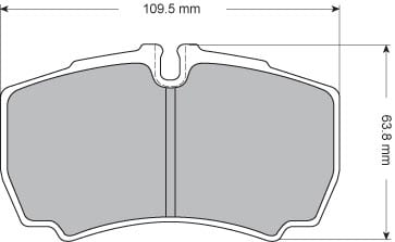 PREMIUM BRAKE PAD SET (4)