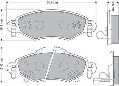PREMIUM BRAKE PAD SET (4)