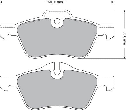 PREMIUM BRAKE PAD SET (4)