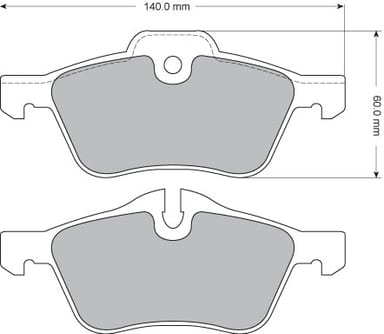 PREMIUM BRAKE PAD SET (4)