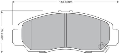 PREMIUM BRAKE PAD SET (4)