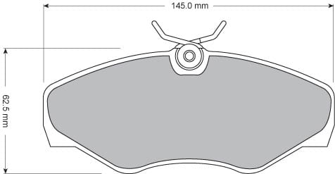 PREMIUM BRAKE PAD SET (4)