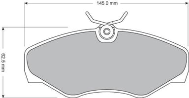 PREMIUM BRAKE PAD SET (4)
