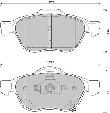 PREMIUM BRAKE PAD SET (4)