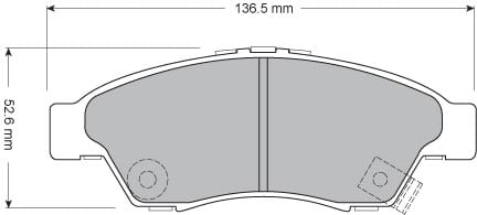 PREMIUM BRAKE PAD SET (4)