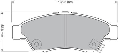 PREMIUM BRAKE PAD SET (4)