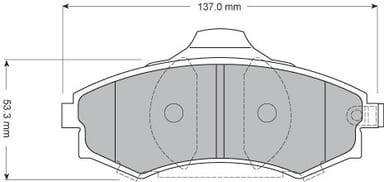 PREMIUM BRAKE PAD SET (4)