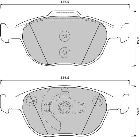 PREMIUM BRAKE PAD SET (4)