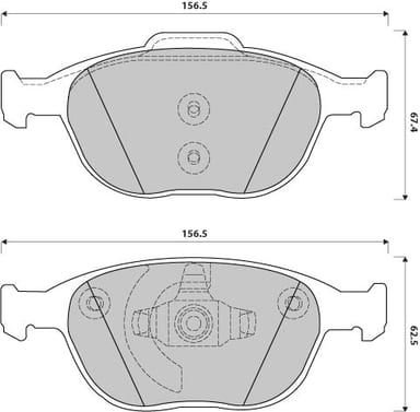 PREMIUM BRAKE PAD SET (4)
