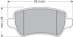 PREMIUM BRAKE PAD SET (4)