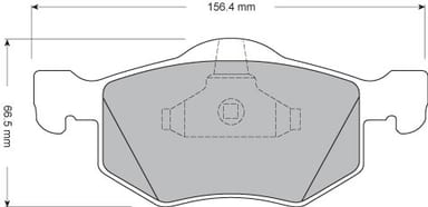 PREMIUM BRAKE PAD SET (4)
