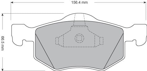 PREMIUM BRAKE PAD SET (4)