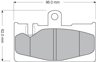PREMIUM BRAKE PAD SET (4)
