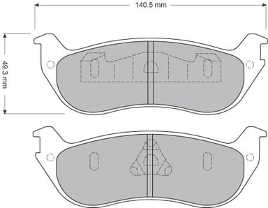 PREMIUM BRAKE PAD SET (4)