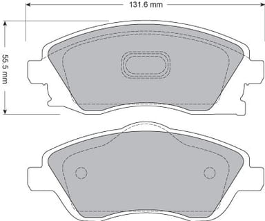 PREMIUM BRAKE PAD SET (4)