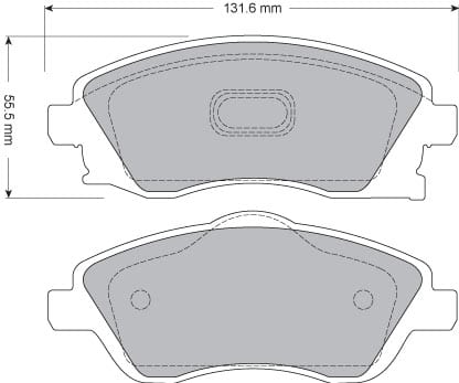 PREMIUM BRAKE PAD SET (4)