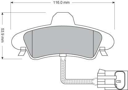 PREMIUM BRAKE PAD SET (4)