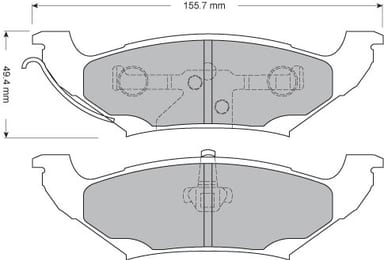 PREMIUM BRAKE PAD SET (4)