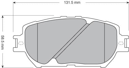 PREMIUM BRAKE PAD SET (4)