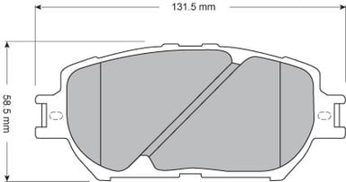 PREMIUM BRAKE PAD SET (4)