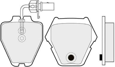 FERODO BRAKE PAD SET (4)