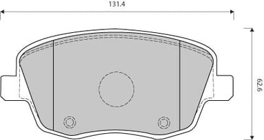 PREMIUM BRAKE PAD SET (4)