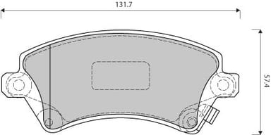 PREMIUM BRAKE PAD SET (4)