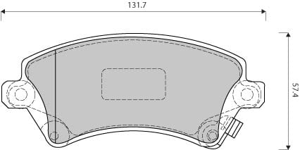 PREMIUM BRAKE PAD SET (4)