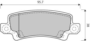 PREMIUM BRAKE PAD SET (4)