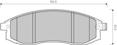 PREMIUM BRAKE PAD SET (4)
