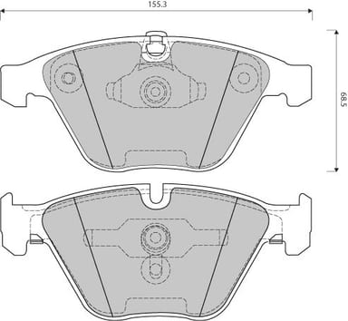 PREMIUM BRAKE PAD SET (4)