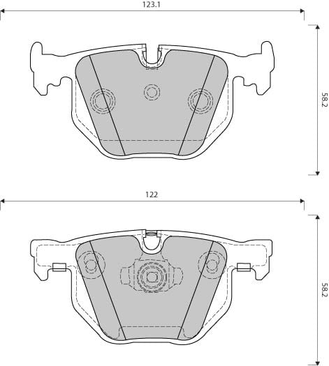 PREMIUM BRAKE PAD SET (4)