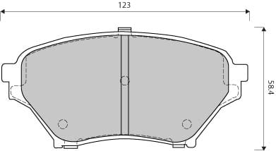 FERODO BRAKE PAD SET (4)