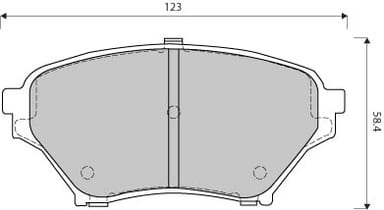 FERODO BRAKE PAD SET (4)