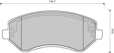 PREMIUM BRAKE PAD SET (4)